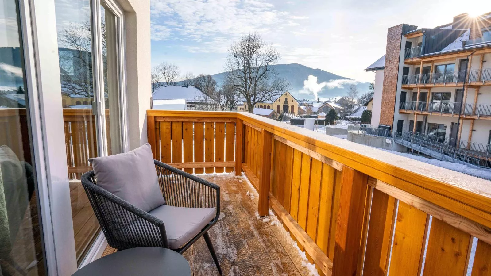 Kaminzimmer Suite-Terrace balcony