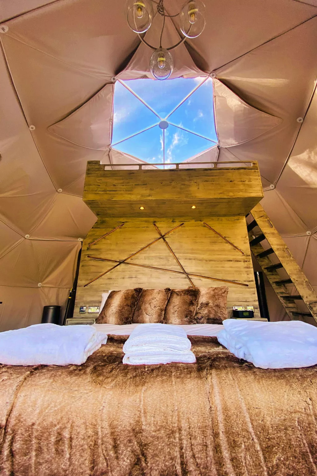 Scotney Luxury Dome-Drinnen