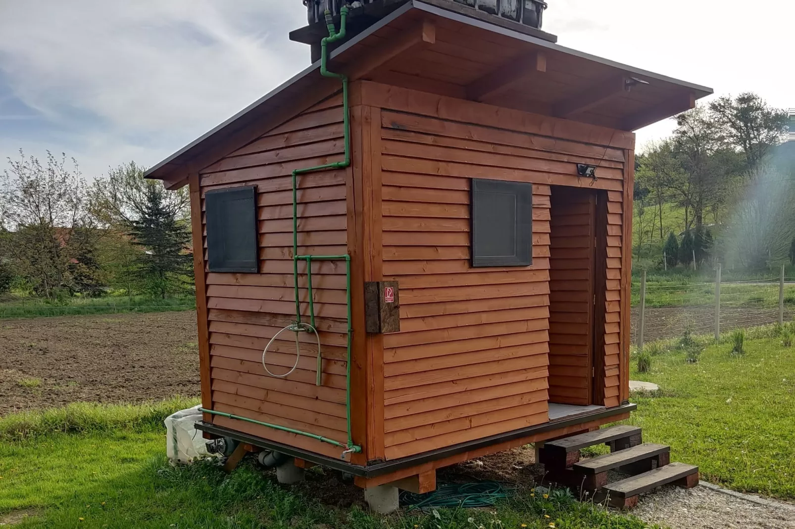 Robinzonski Kamp Hofman - Private Bungalow-Salle de bain