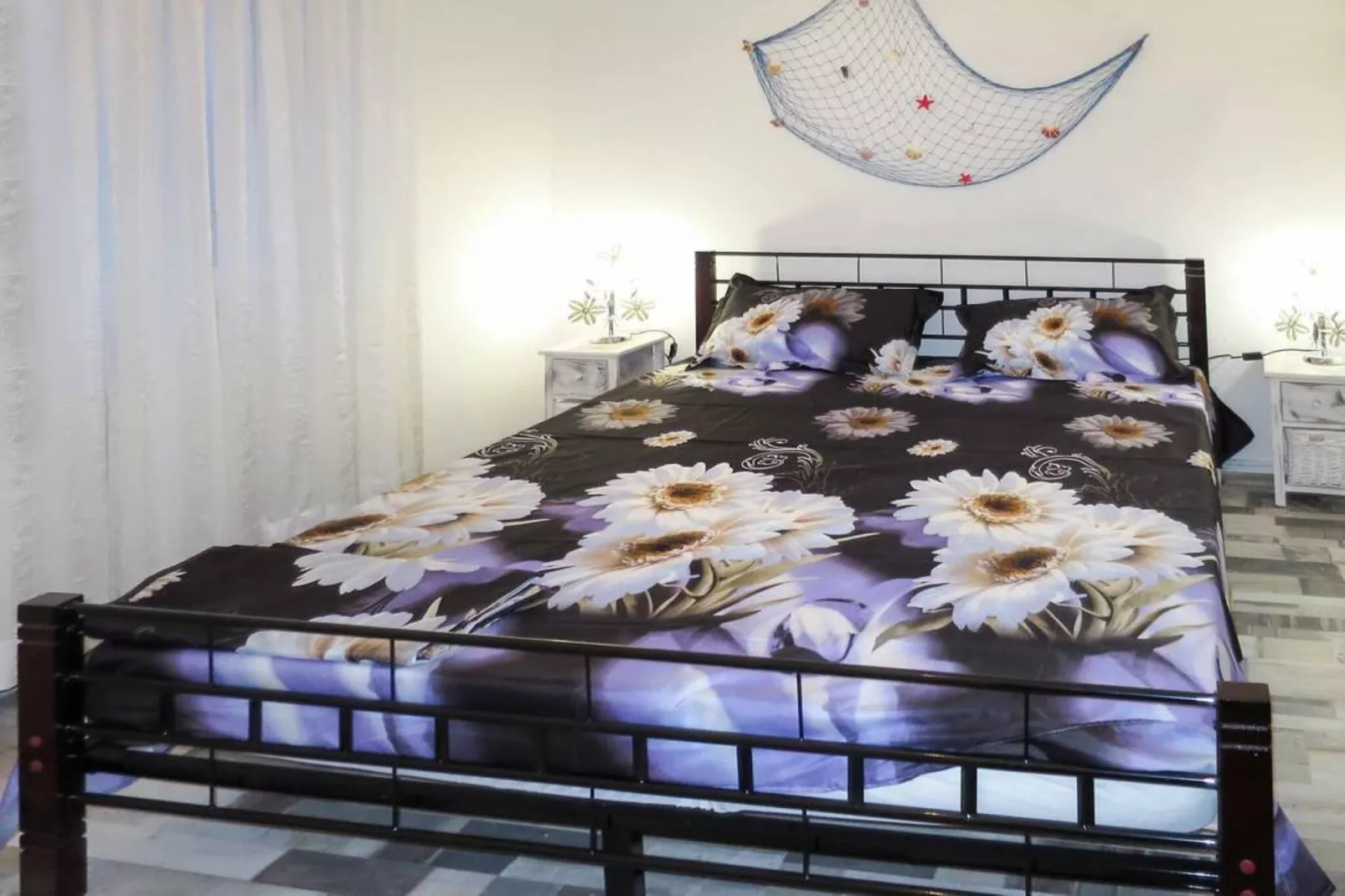 Sea-View Apartments with Pool, Terrace, and Outdoor Lounge in Scenic Čiovo Island - Two Bedroom Apartment (Owner Sollis I)-Bedroom