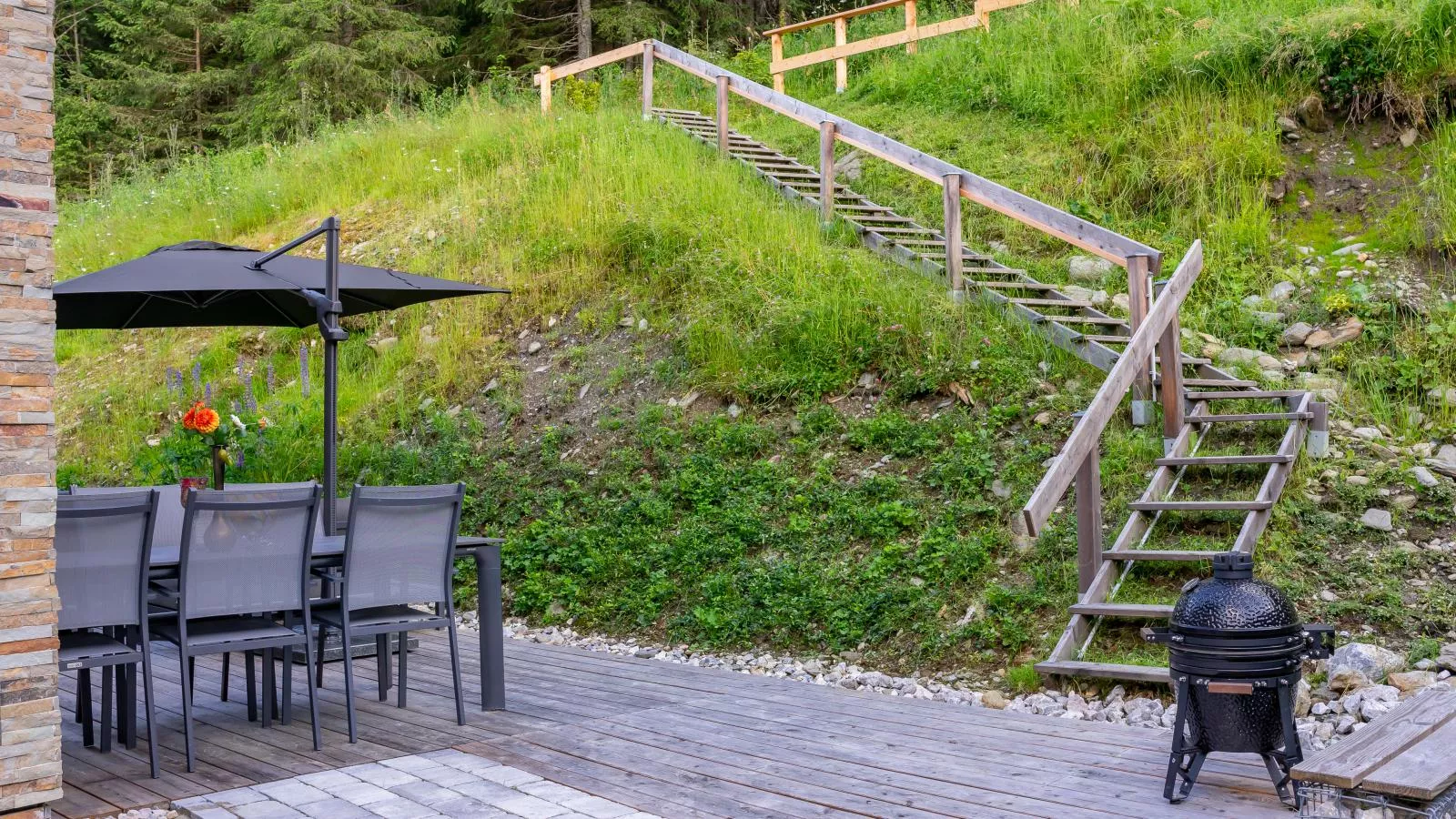 Chalet Hirschblick-Terrace balcony