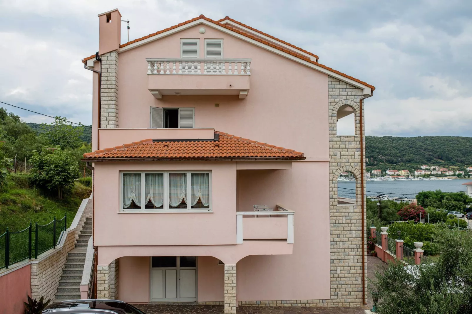 Guest House Villa Anggela - Standard Double room with Balcony and Sea View (BR2)-Outdoor