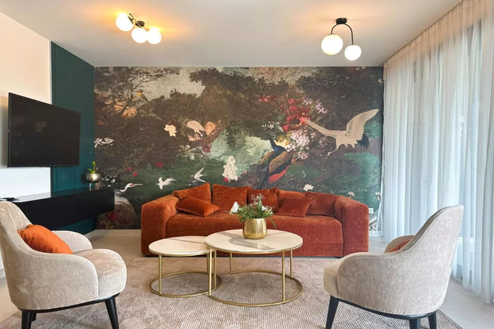 Leonarda Waterfront Residences-One-Bedroom Apartment With Terrace (The Adriatic One) -S1-Living room