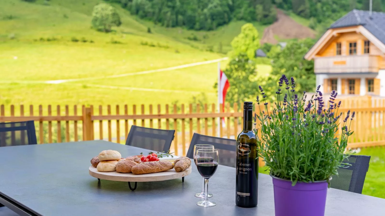 Haus Enzian-Terrace balcony