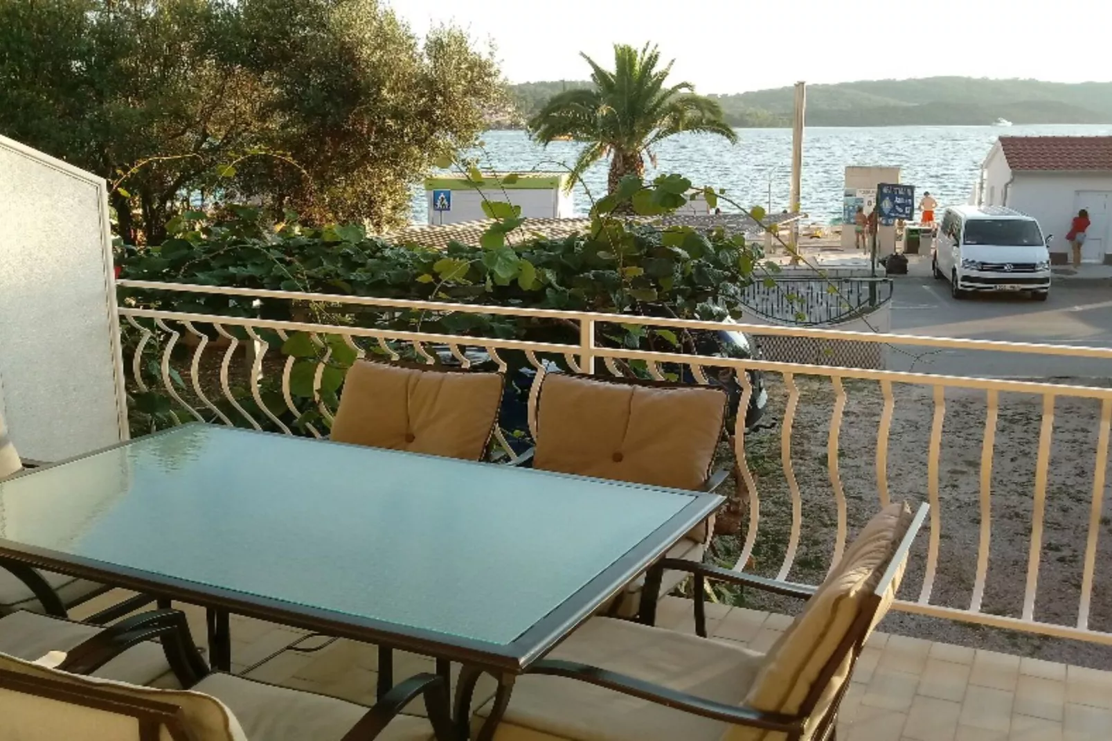 Apartments Jaman Dalmatica Čiovo - Double Room with Garden View and Balcony-Terrasse/Balkon