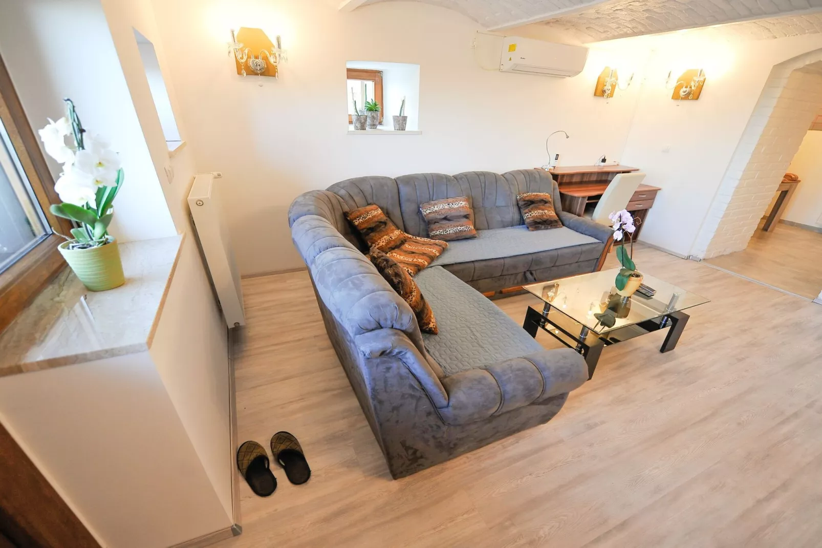 Relax and Rustic Apartments with Terrace - Classic One Bedroom Apartment with Terrace (owner Silvester)-Living room