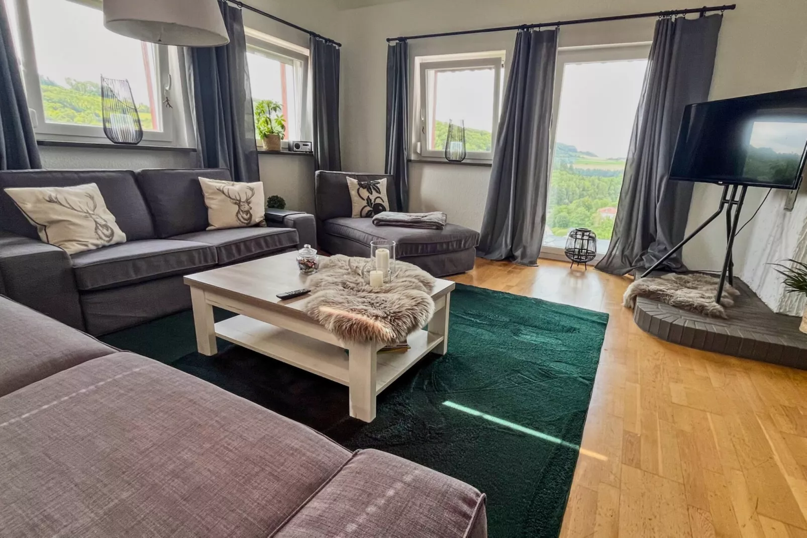 Ferienwohnung Eifelglück mit Dachterrasse-Salon