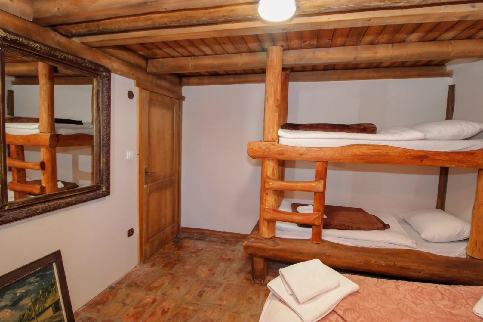 Ethno Village Dolina Mira - Two Bedroom Holiday Home (Zelengora)-Bedroom