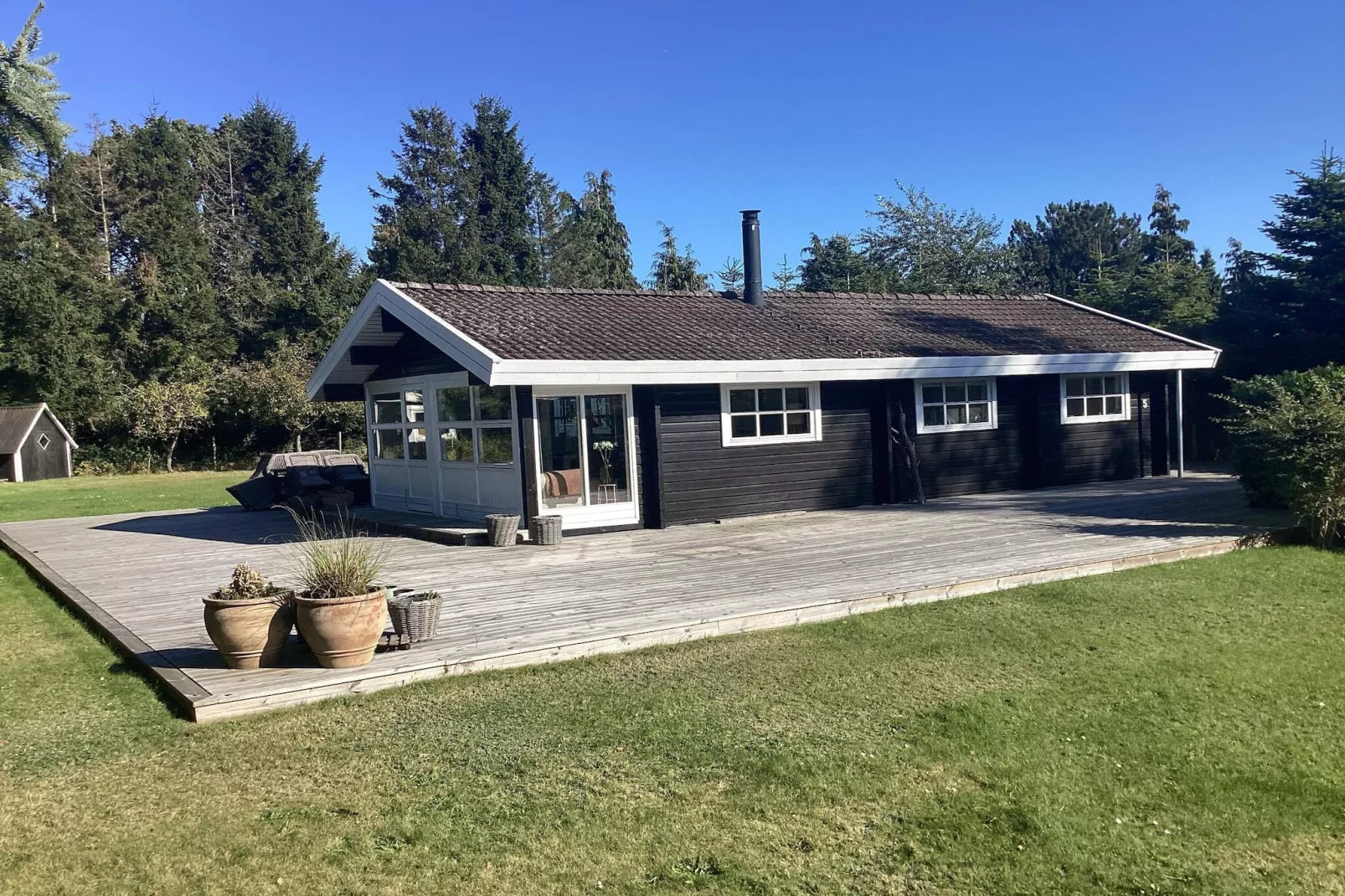 4 Sterne Ferienhaus in Væggerløse-Im Freien