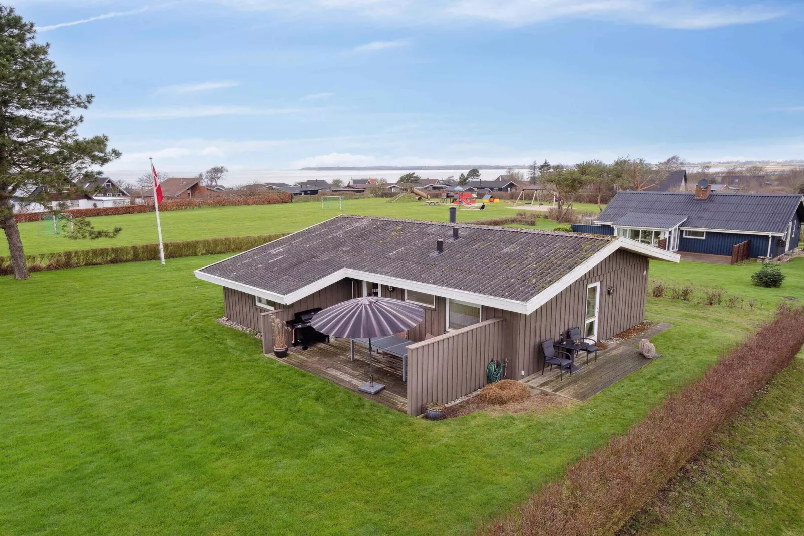 5 Sterne Ferienhaus in Assens-Im Freien