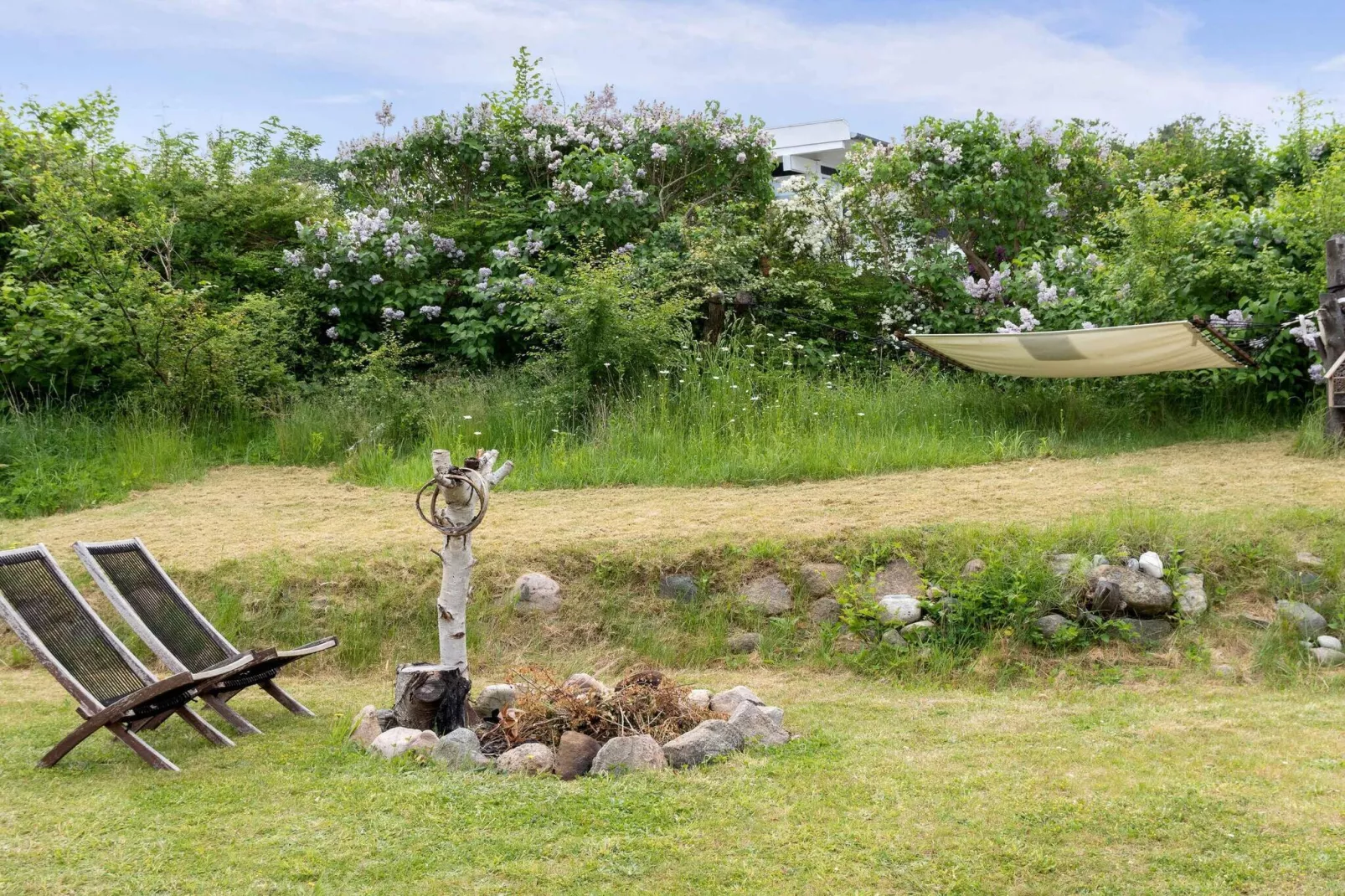 5 Sterne Ferienhaus in Ølsted-Im Freien