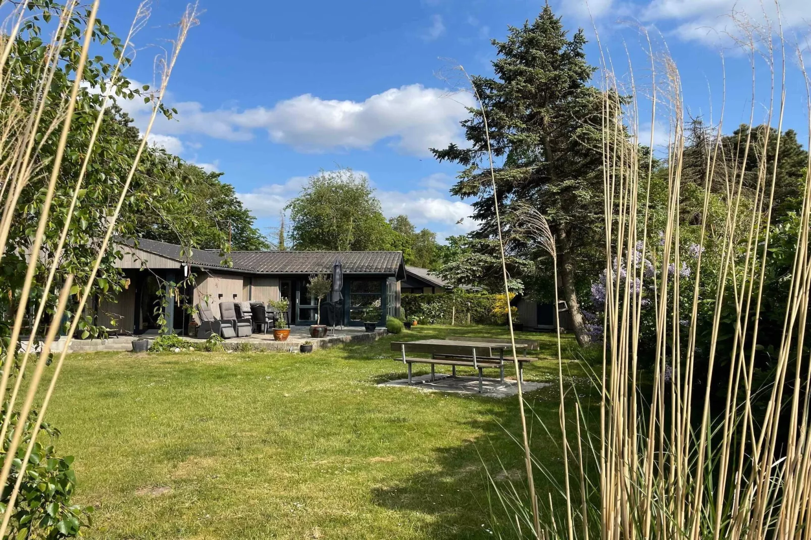 5 Sterne Ferienhaus in Rødby-Im Freien