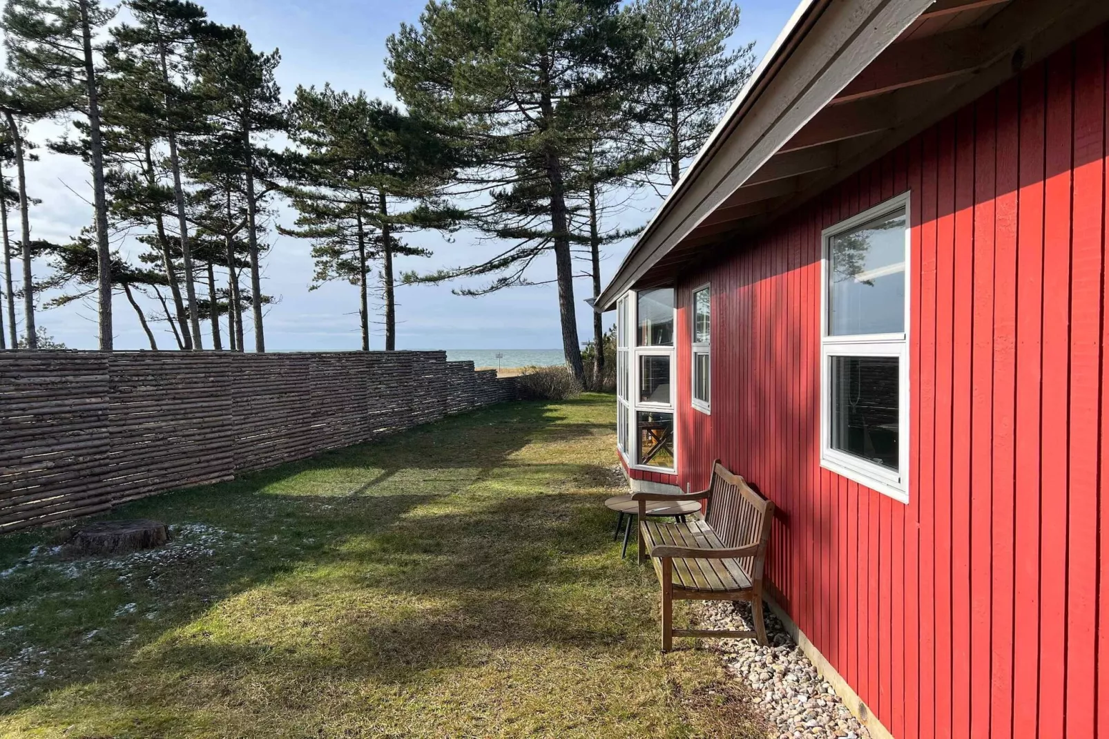 5 Sterne Ferienhaus in Store Fuglede-Im Freien