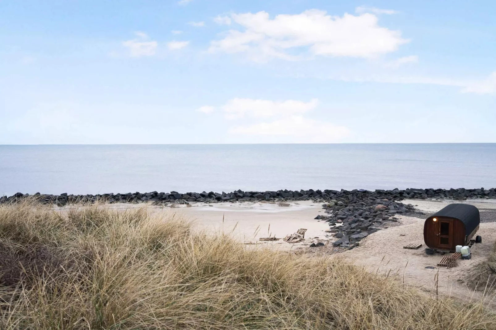 5 Sterne Ferienhaus in Hjørring-Wasserblick
