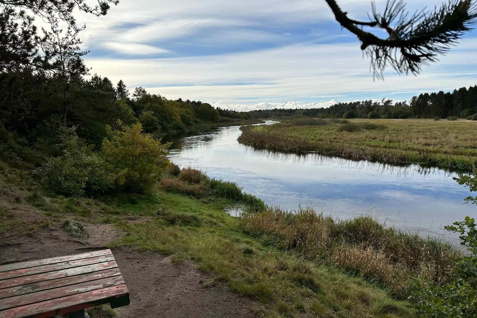 5 Sterne Ferienhaus in Fårvang-Im Freien