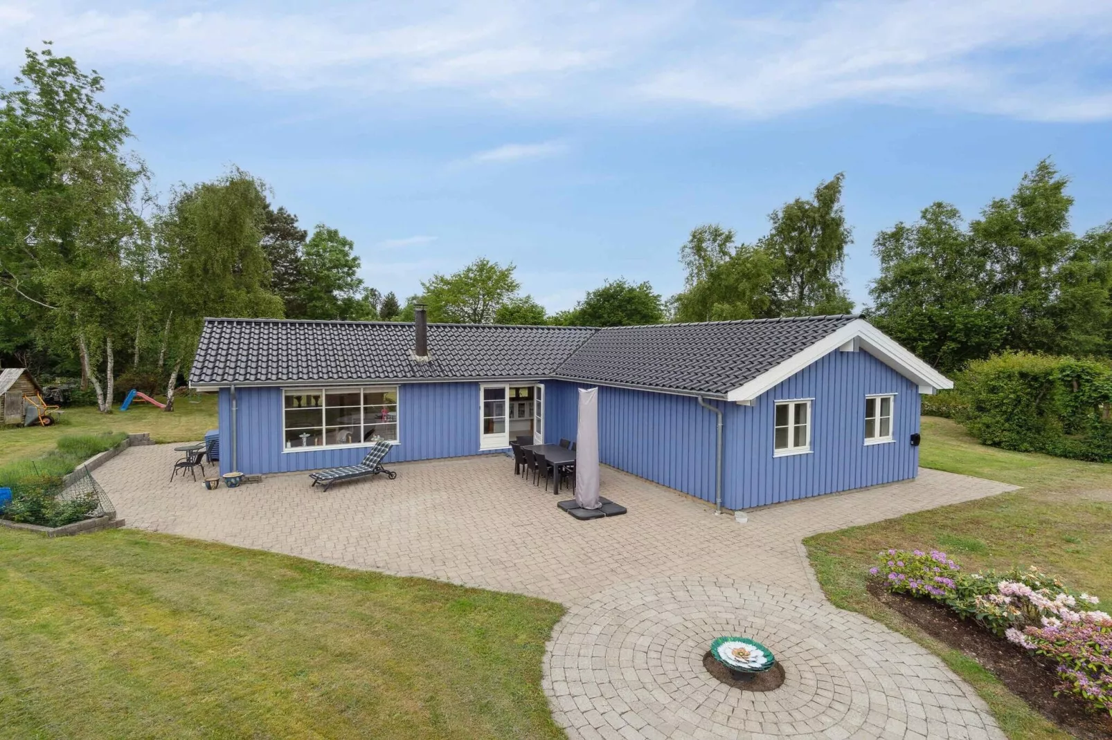 5 Sterne Ferienhaus in Nykøbing Sj-Im Freien