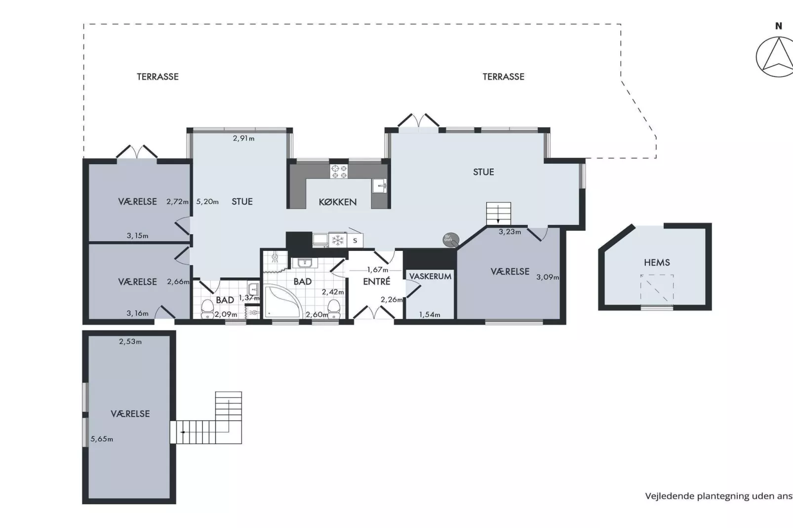 5 Sterne Ferienhaus in Nexø-Im Freien