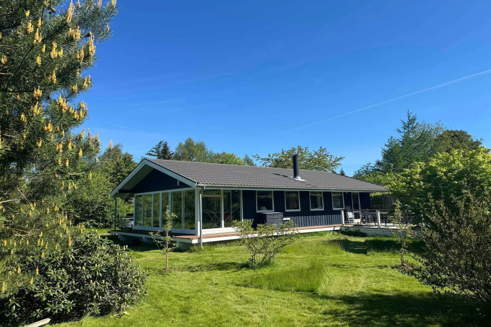 5 Sterne Ferienhaus in Græsted-Im Freien