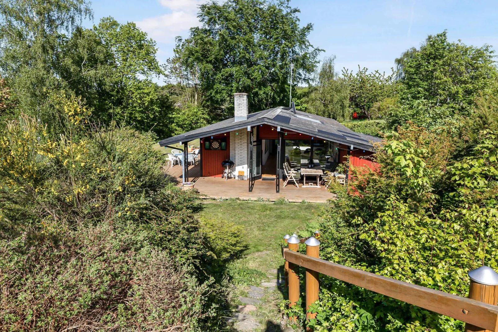 5 Sterne Ferienhaus in Asnæs-Im Freien