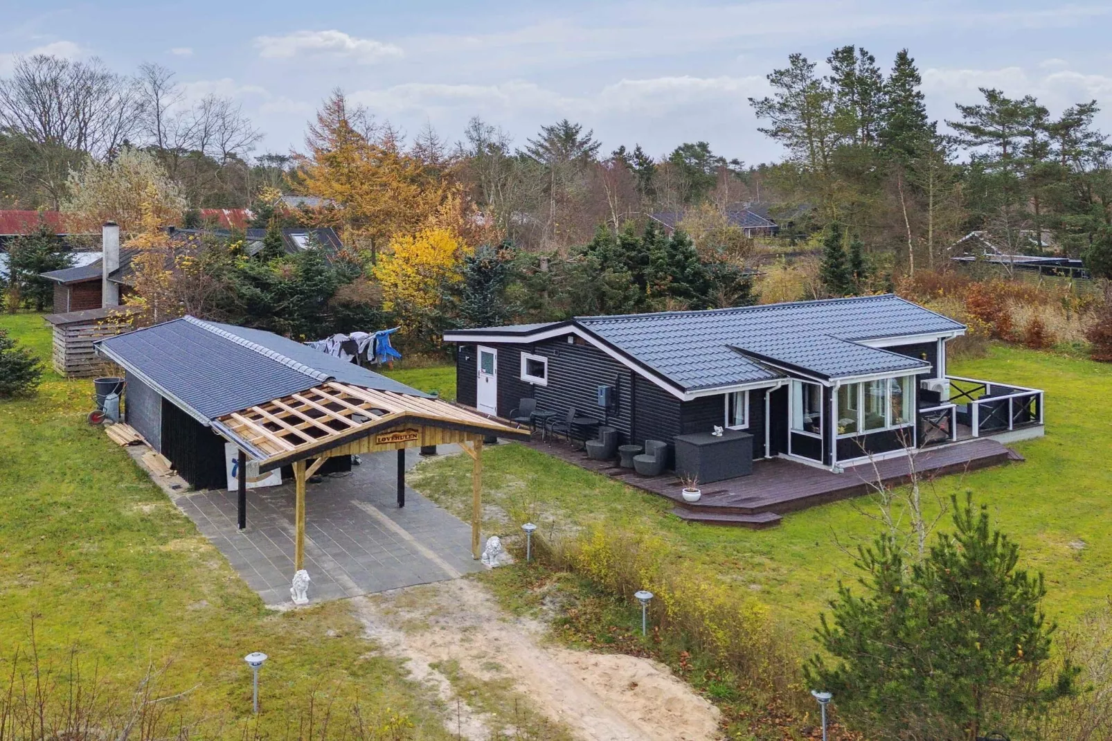 5 Sterne Ferienhaus in Hals-Im Freien