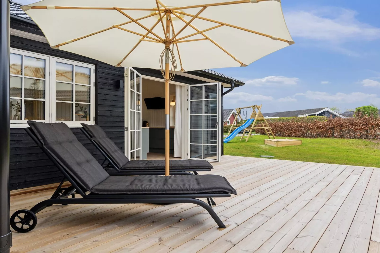 5 Sterne Ferienhaus in Assens-Im Freien