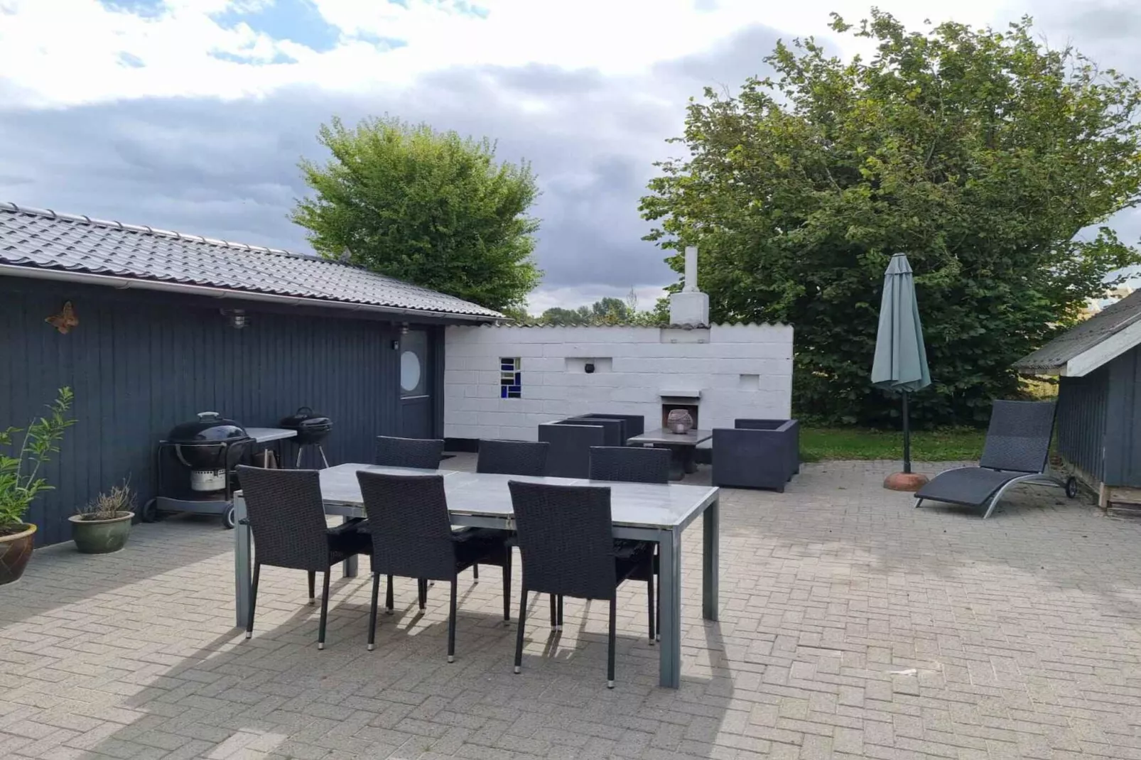 5 Sterne Ferienhaus in Bogense-Im Freien