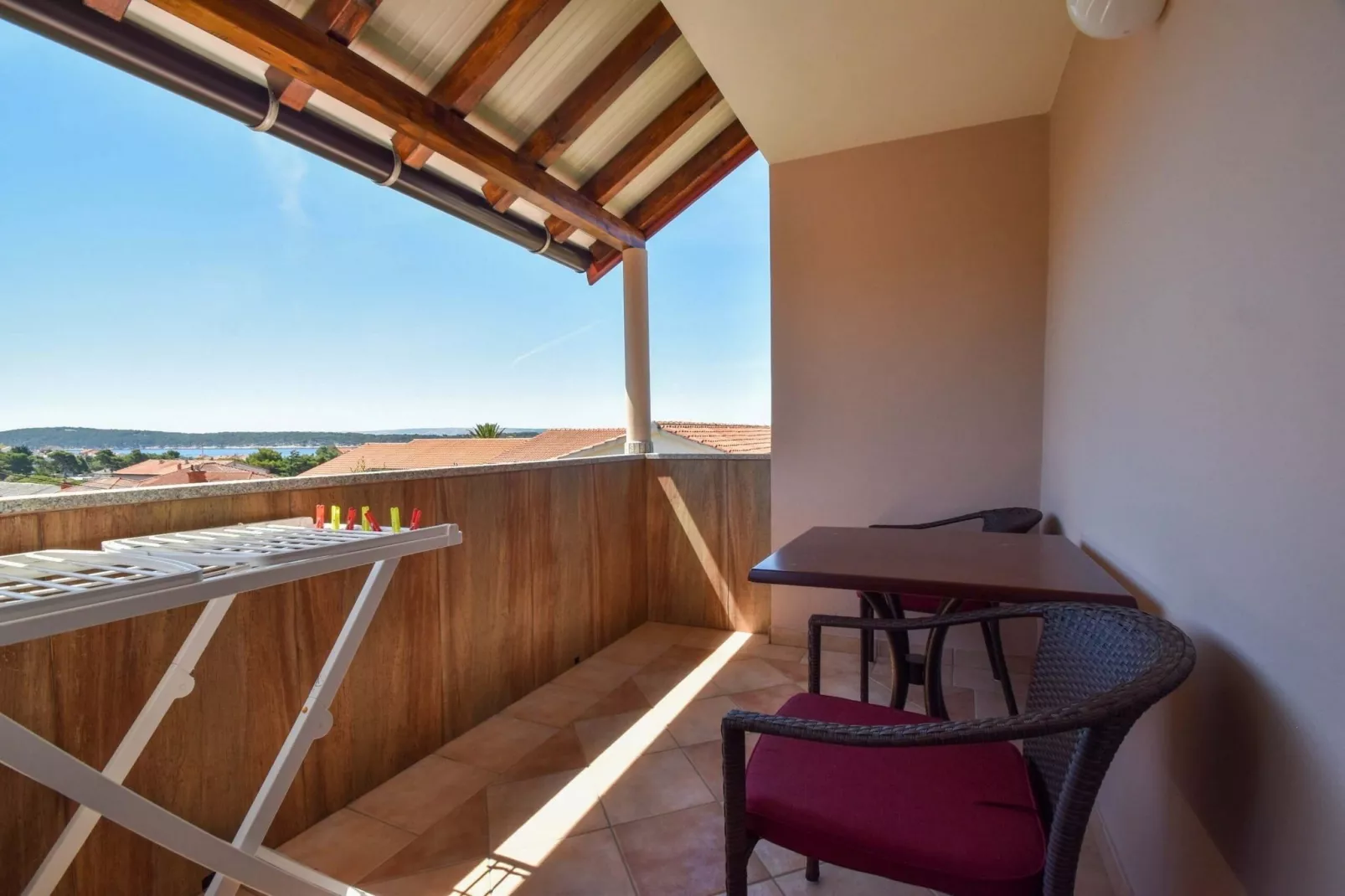 Apartments Jaklin -  Studio Apartment with Balcony and Sea View C-Terrace balcony