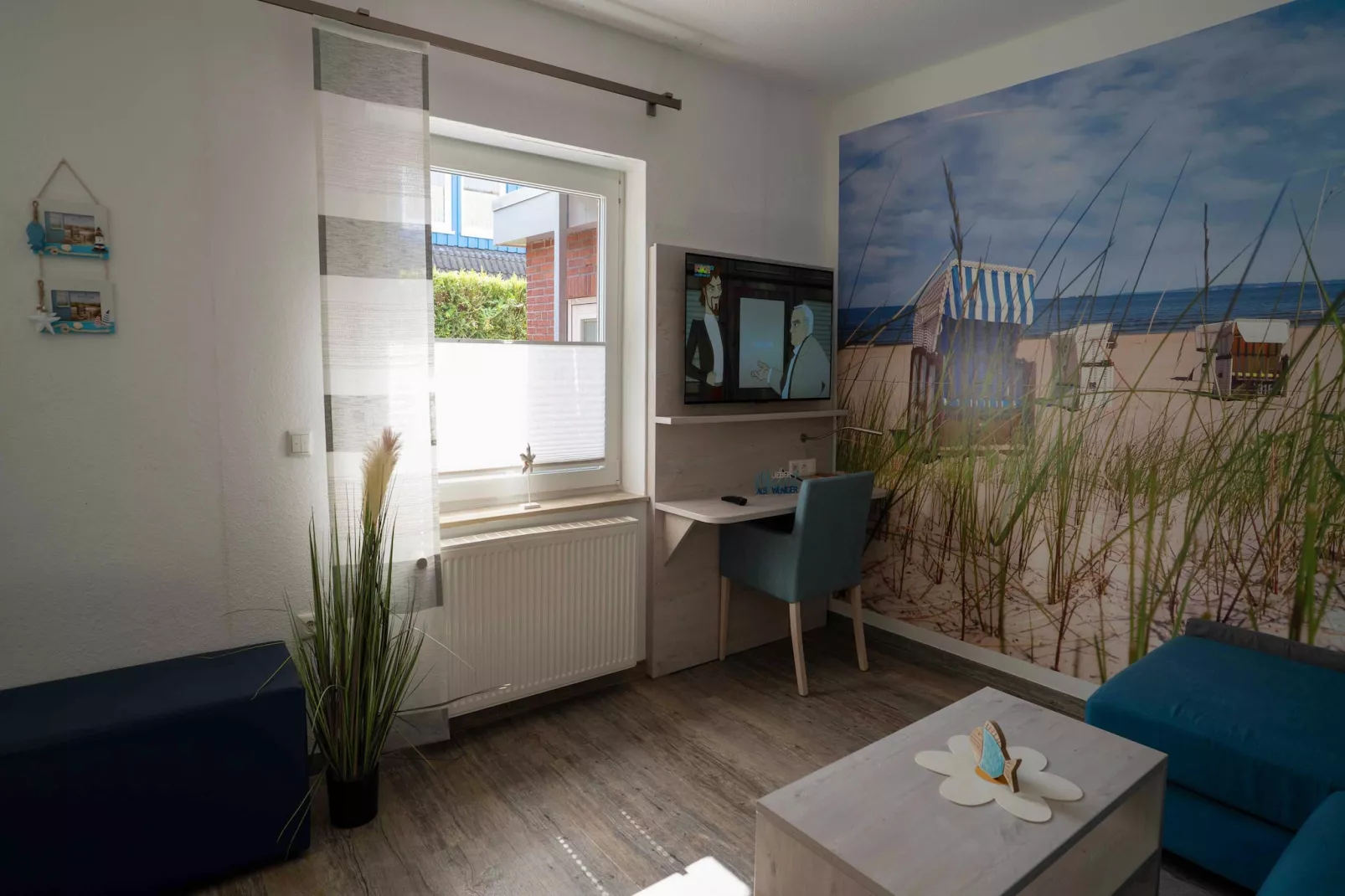 Haus Strandkorb 2-Wohnzimmer