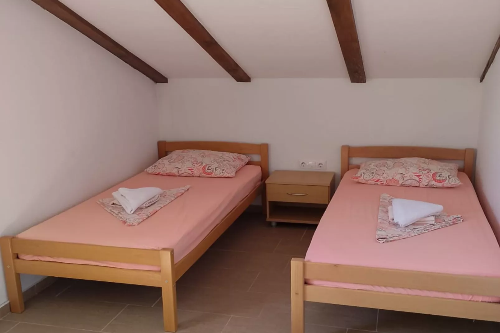 Apartments Marta - Two Bedroom Apartment With Terrace-Bedroom