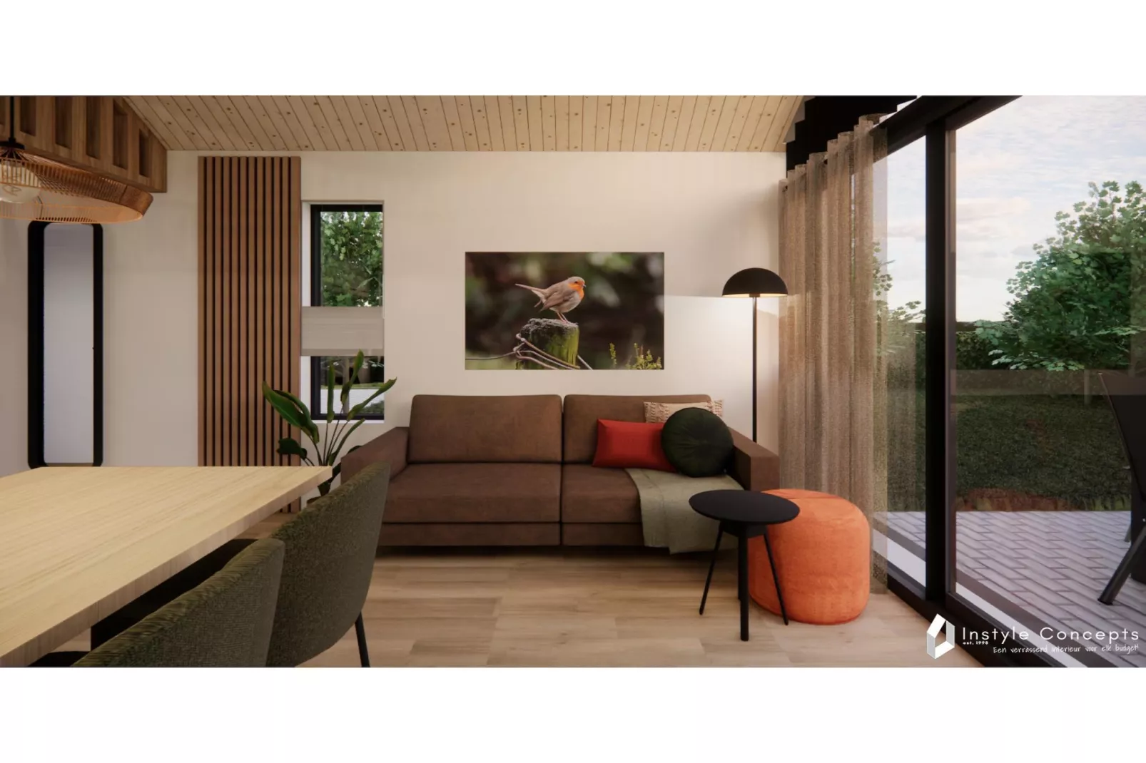 Reestdal lodge | 6 persoons - Wohnzimmer