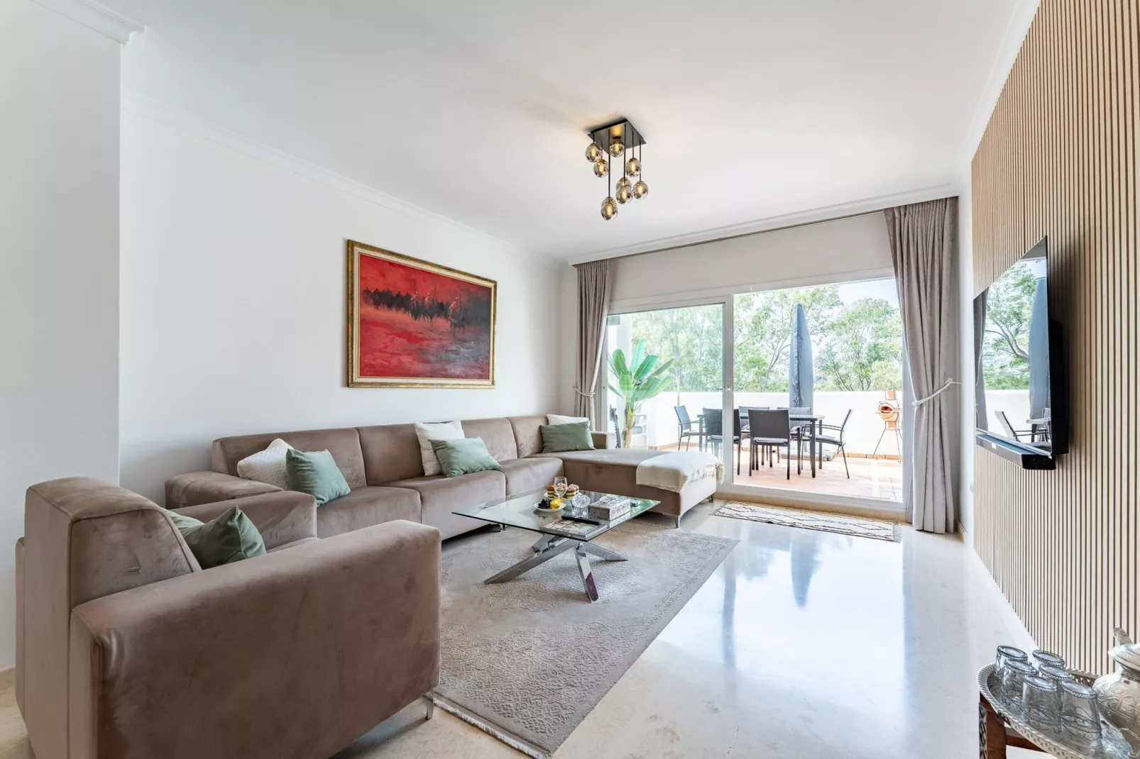 CT 366 - Faro's Silent Dream in Elviria - Marbella-Living room