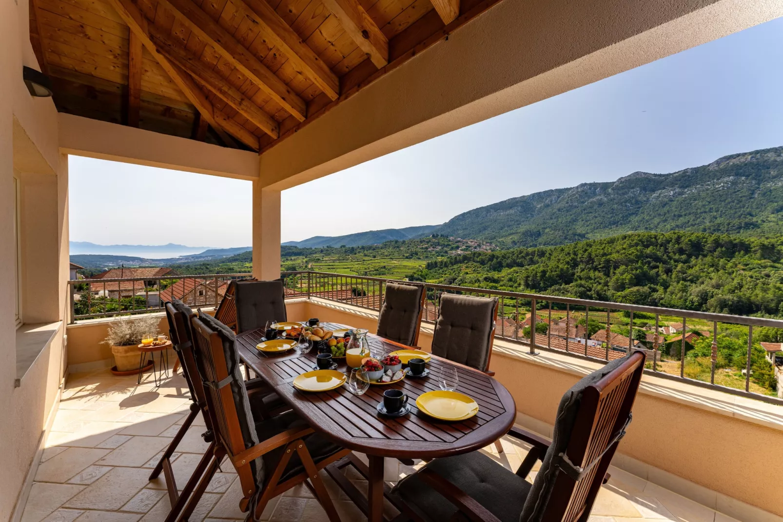 Sea view Villa Amaria-Terrace balcony