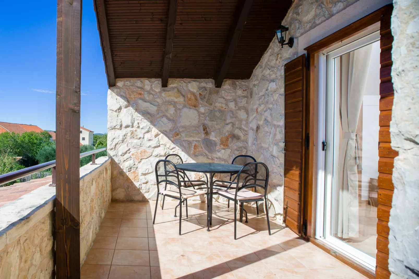Villa Olea with private heated pool-Terrasse / balcon