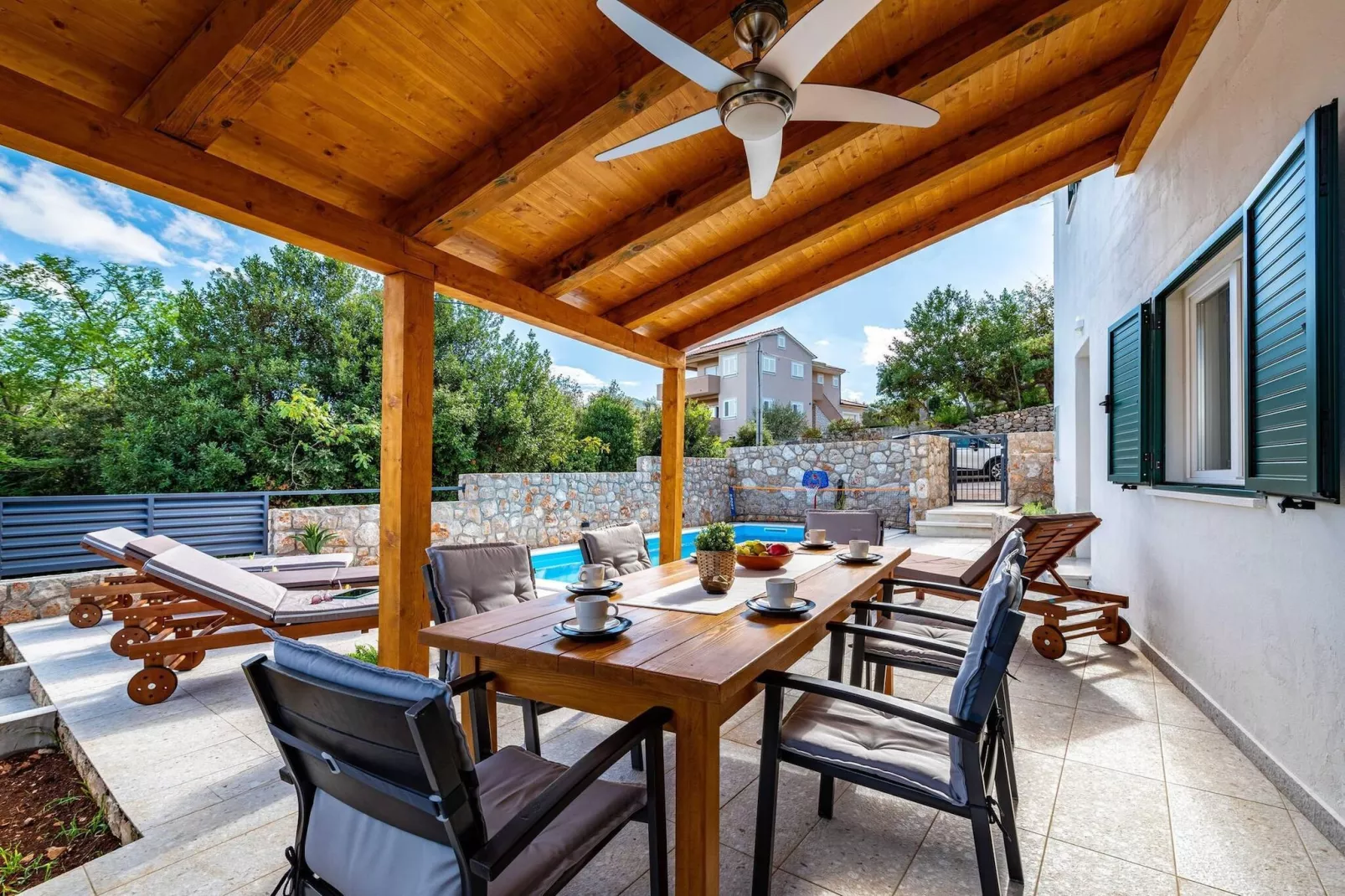 Sea view Villa Nana-Terrasse / balcon