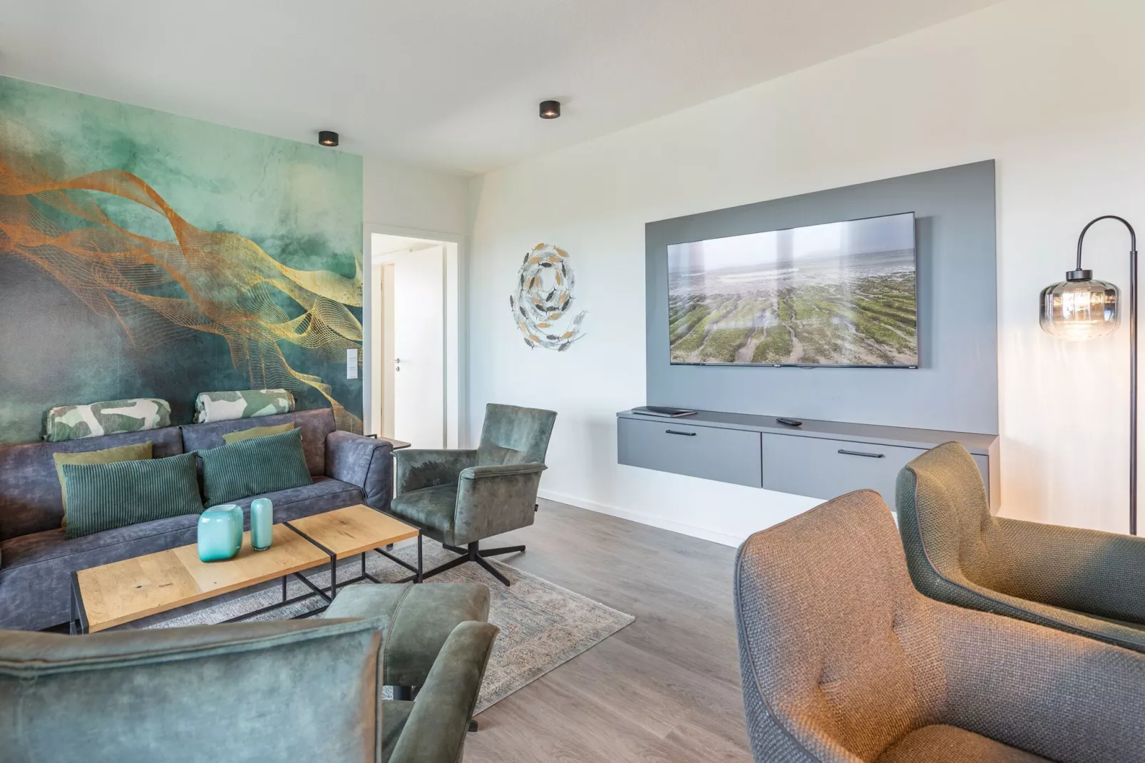 Wattblick de Luxe auf Nordstrand-Salon