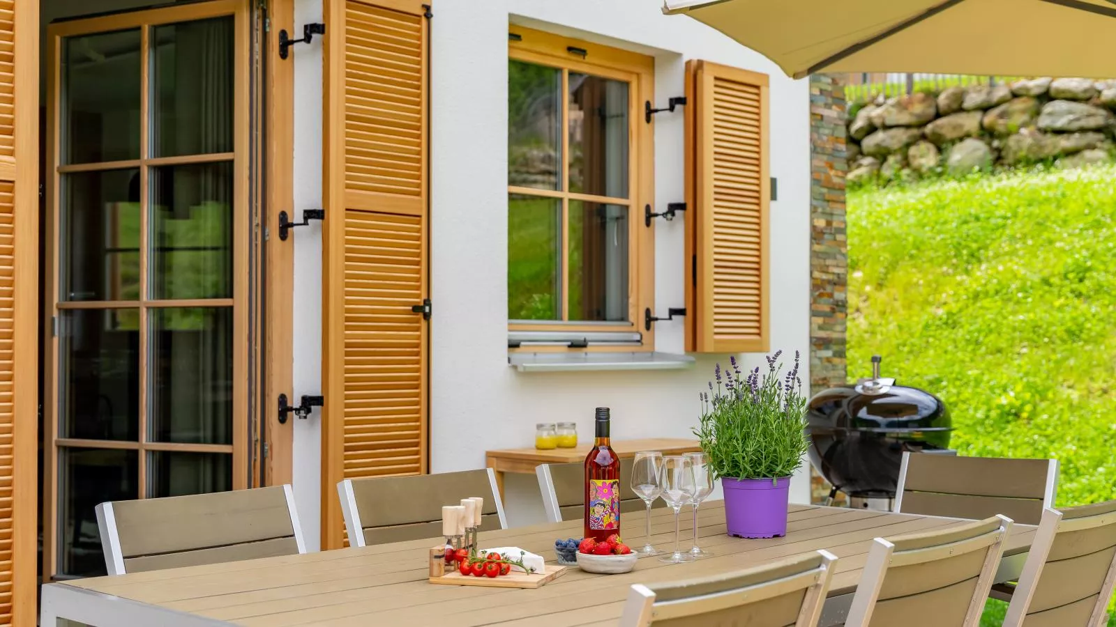 Chalet Amsel-Terrace balcony