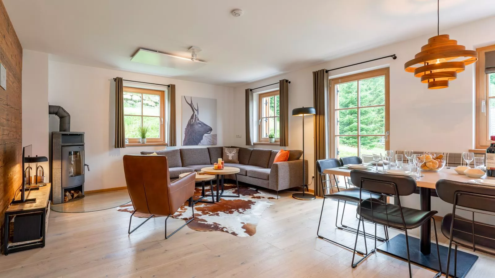 Chalet Amsel-Living room