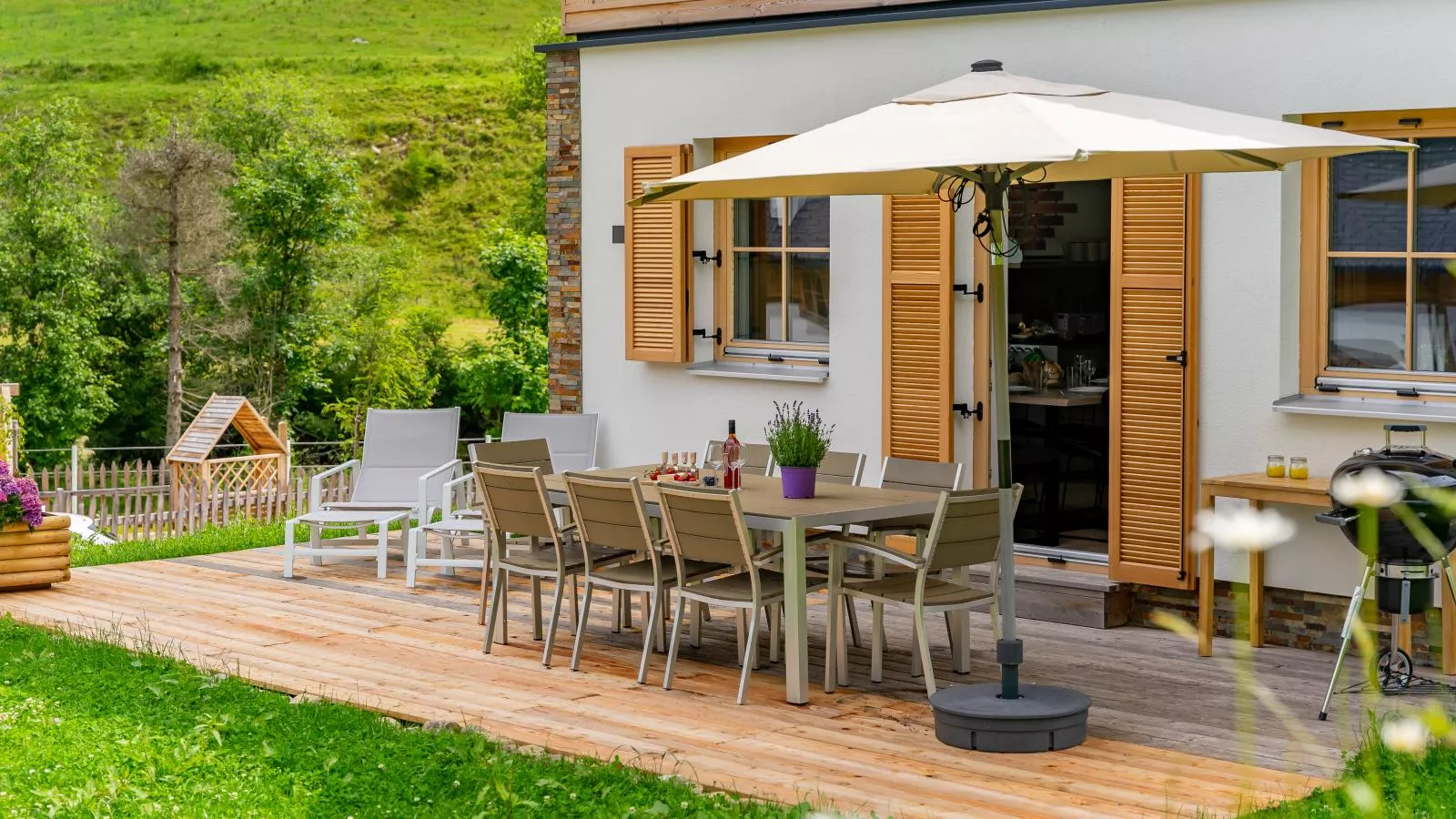 Chalet Amsel-Terrace balcony