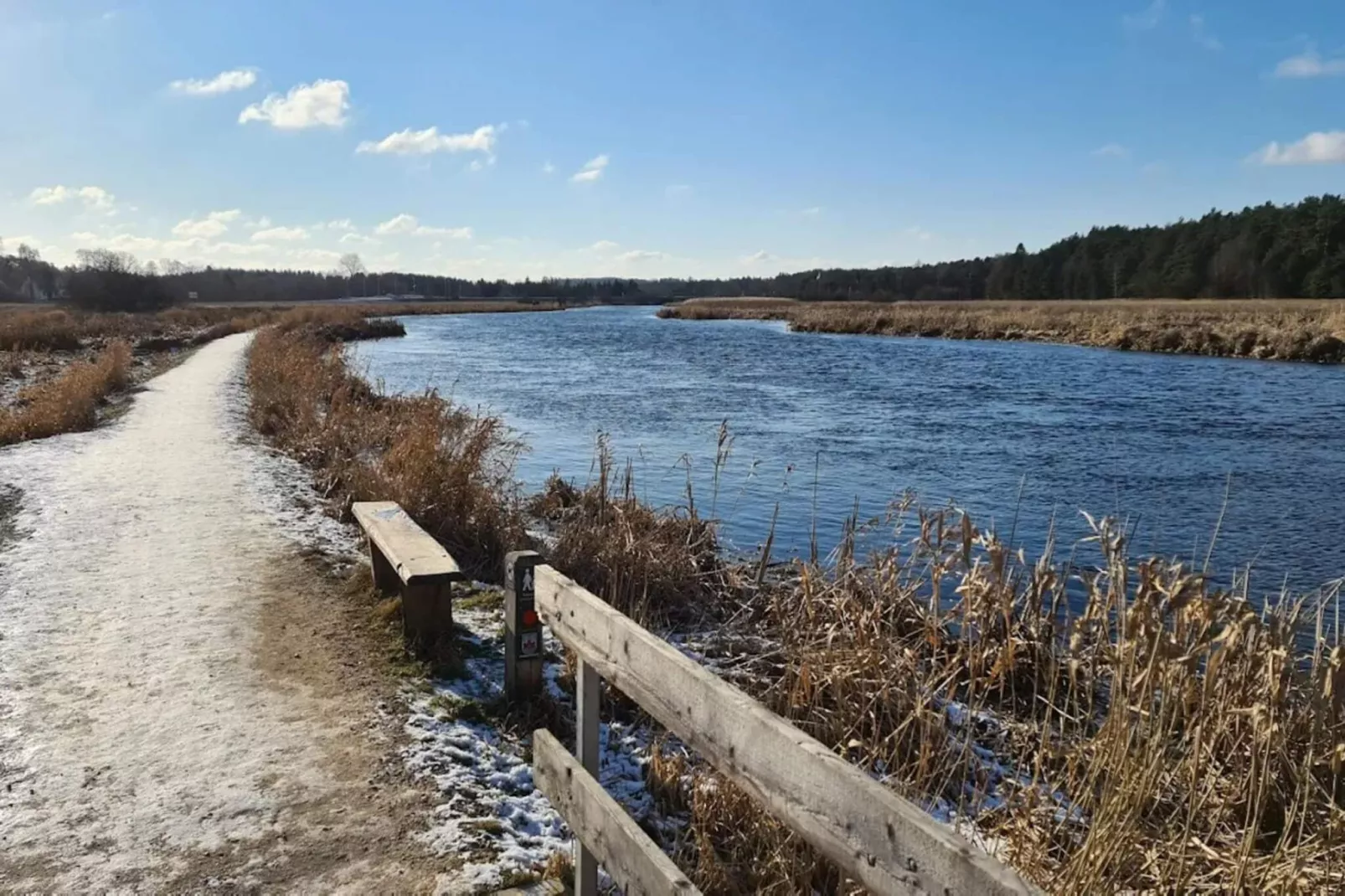 4 person holiday home in Fårvang-By Traum-Water view