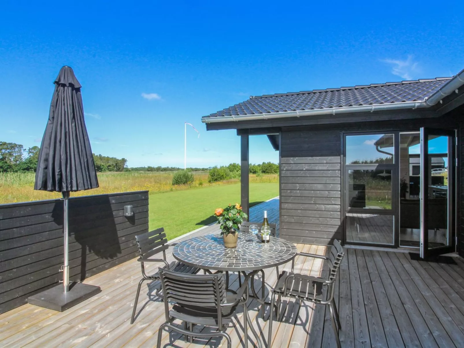 "Ariadne" - 900m from the sea-Dehors