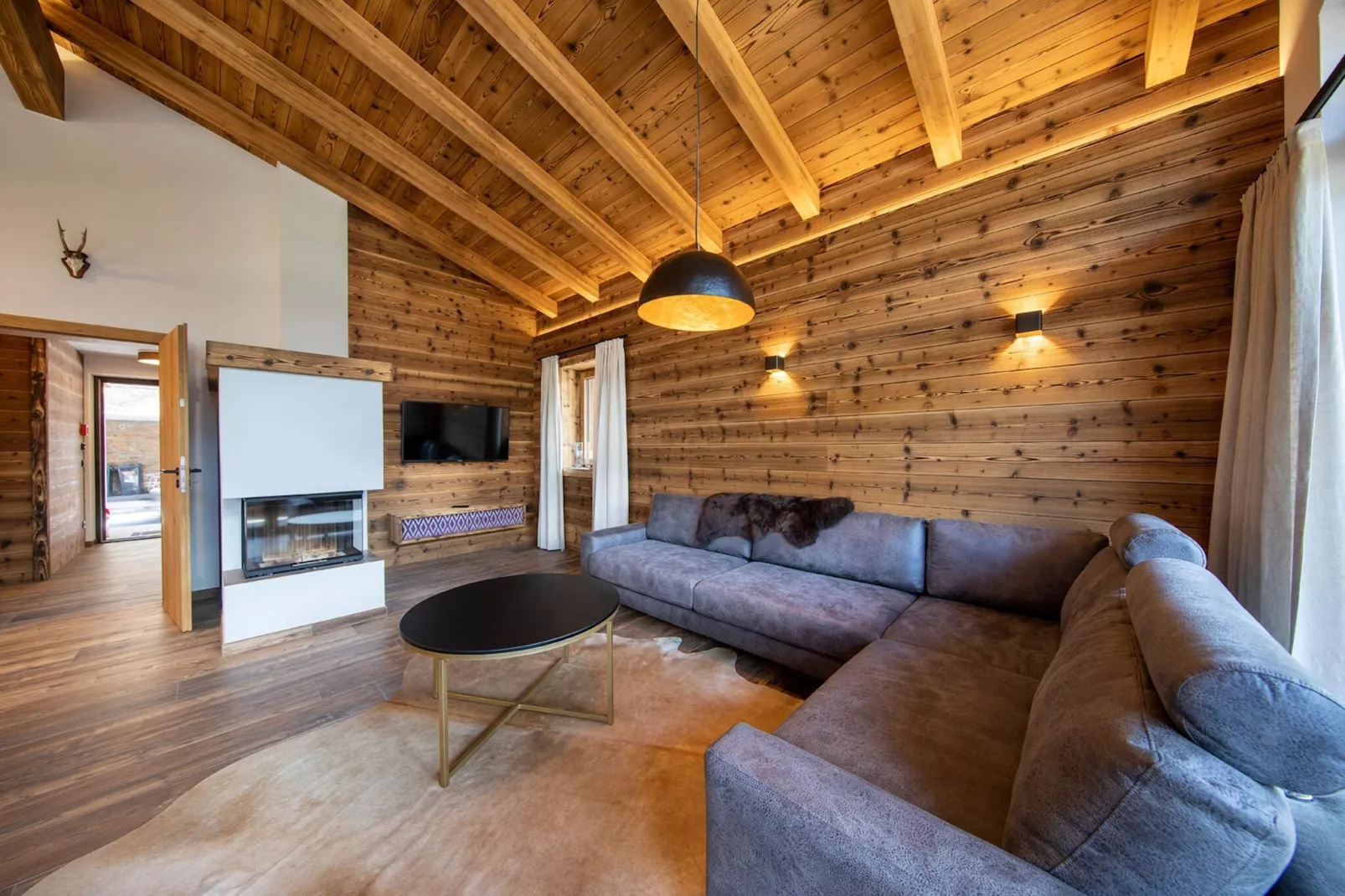 Nationalpark Chalet Ochsenbug-Living room