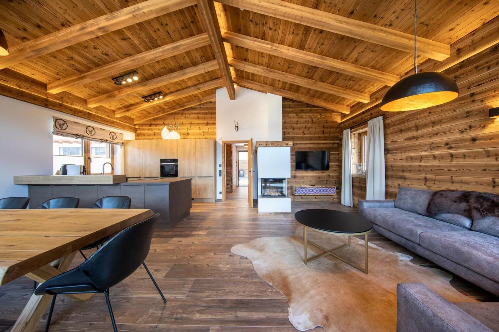 Nationalpark Chalet Ochsenbug-Living room