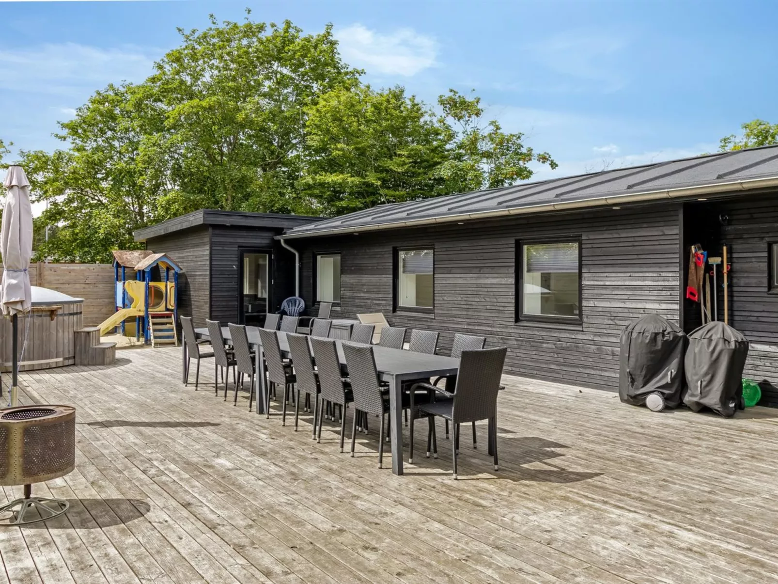 "Christiern" - 4.5km from the sea-Dehors