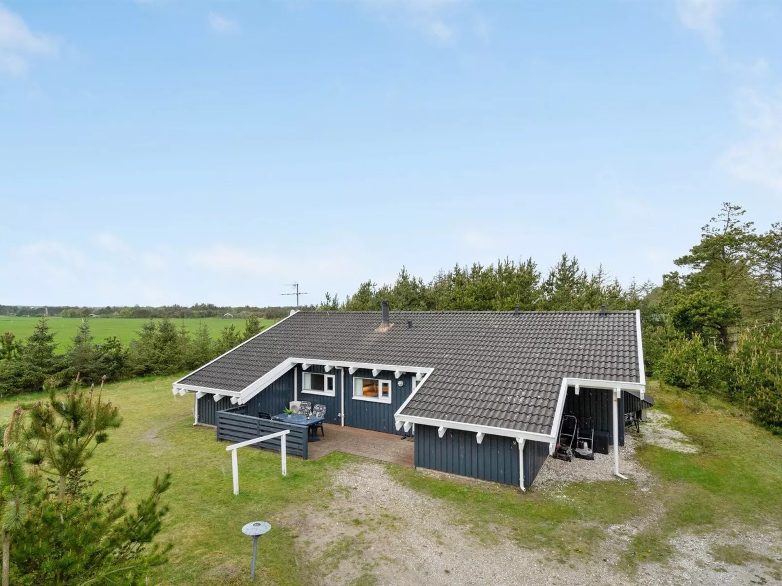 "Kragh" - 950m from the sea-Dehors