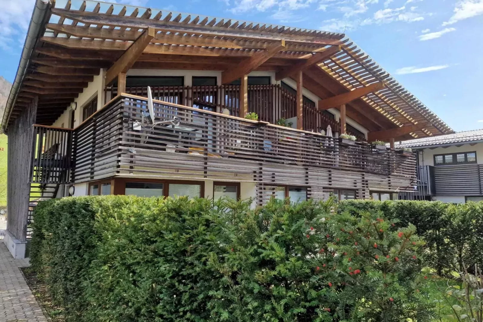 Apartment Hüttenzauber-Außenbereich Sommer