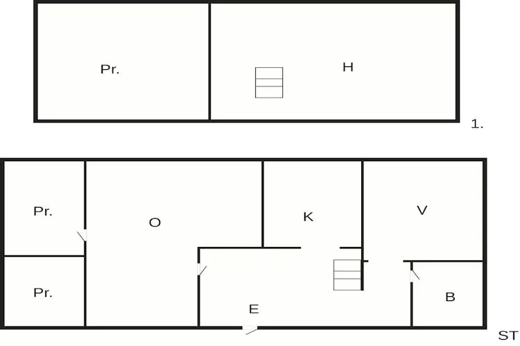 Timber Cottage with Rustic Charm-Floor plan