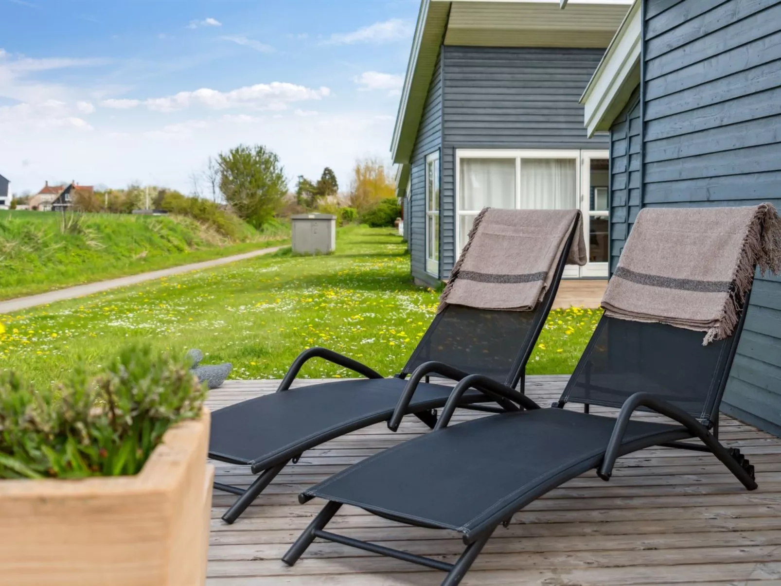 "Melin" - 2.8km from the sea-Dehors