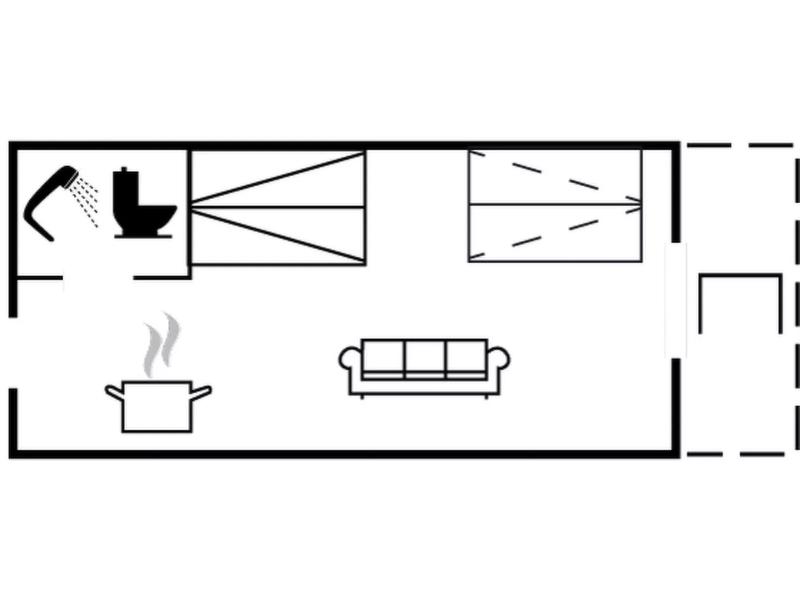 "Liselotta" - 75m from the sea-Drinnen