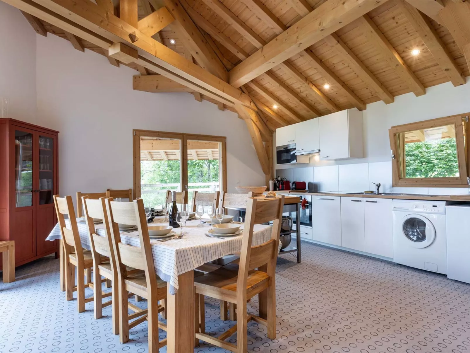 Chalets Les Amis-Drinnen