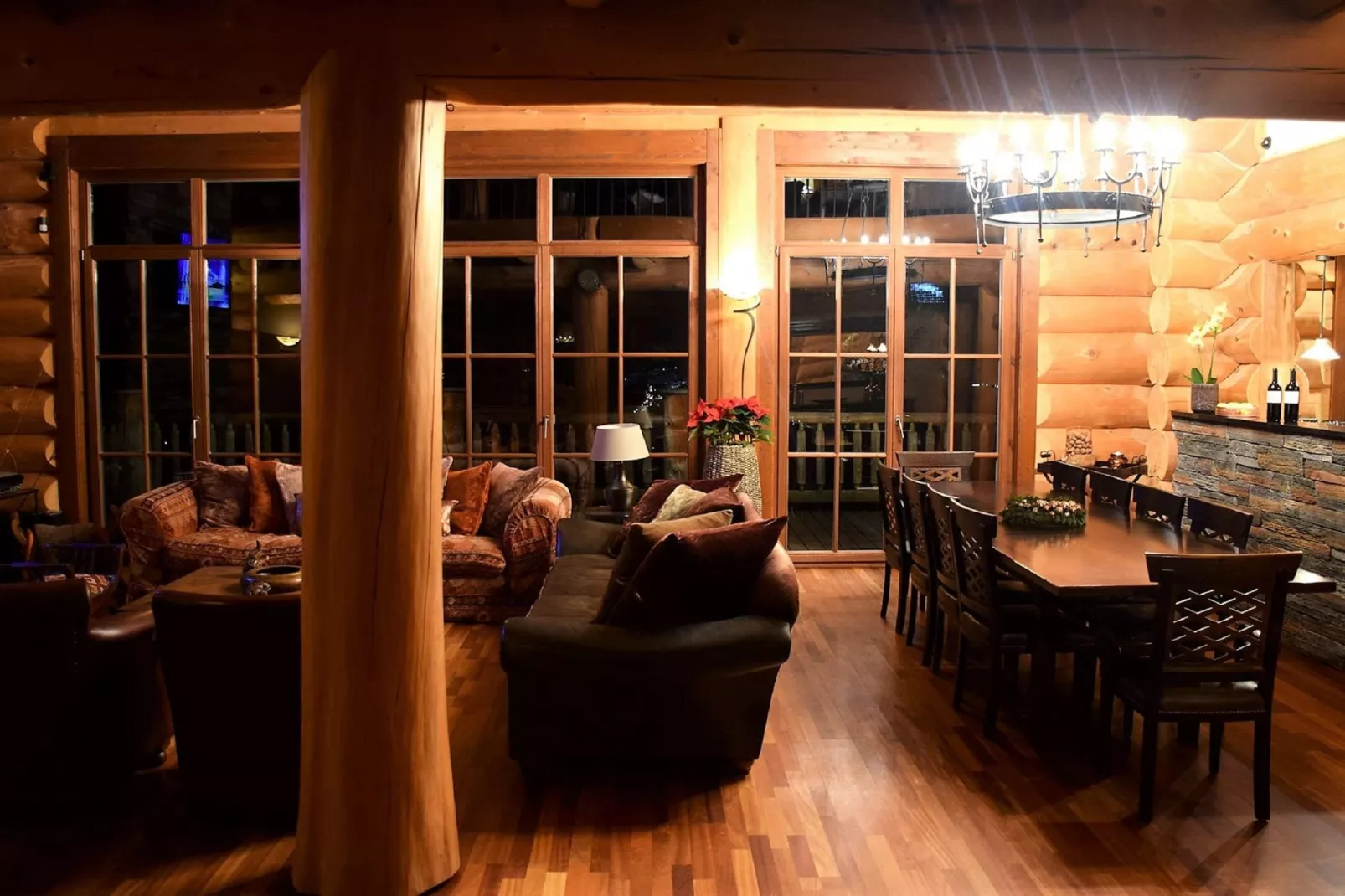 Chalet Caprea-Living room